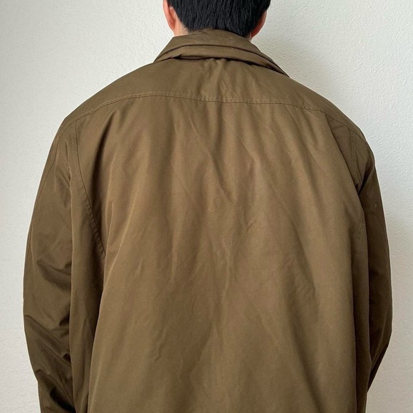 Vintage 2000s Polo Ralph Lauren Logo Embroidered Men's Olive Brown Puffer Jacket - Picture 2 of 7